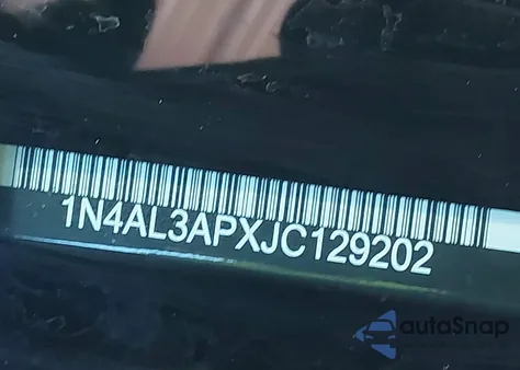 2018 Nissan Altima 2.5 Sv from USA, damaged, VIN 1N4AL3APXJC129202